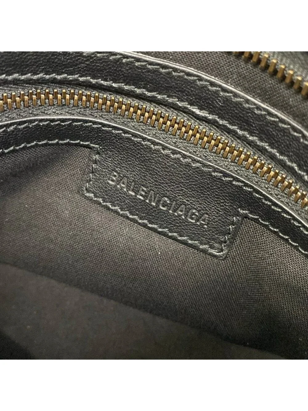 Balenciaga Handbag Le City Mini Black Leather